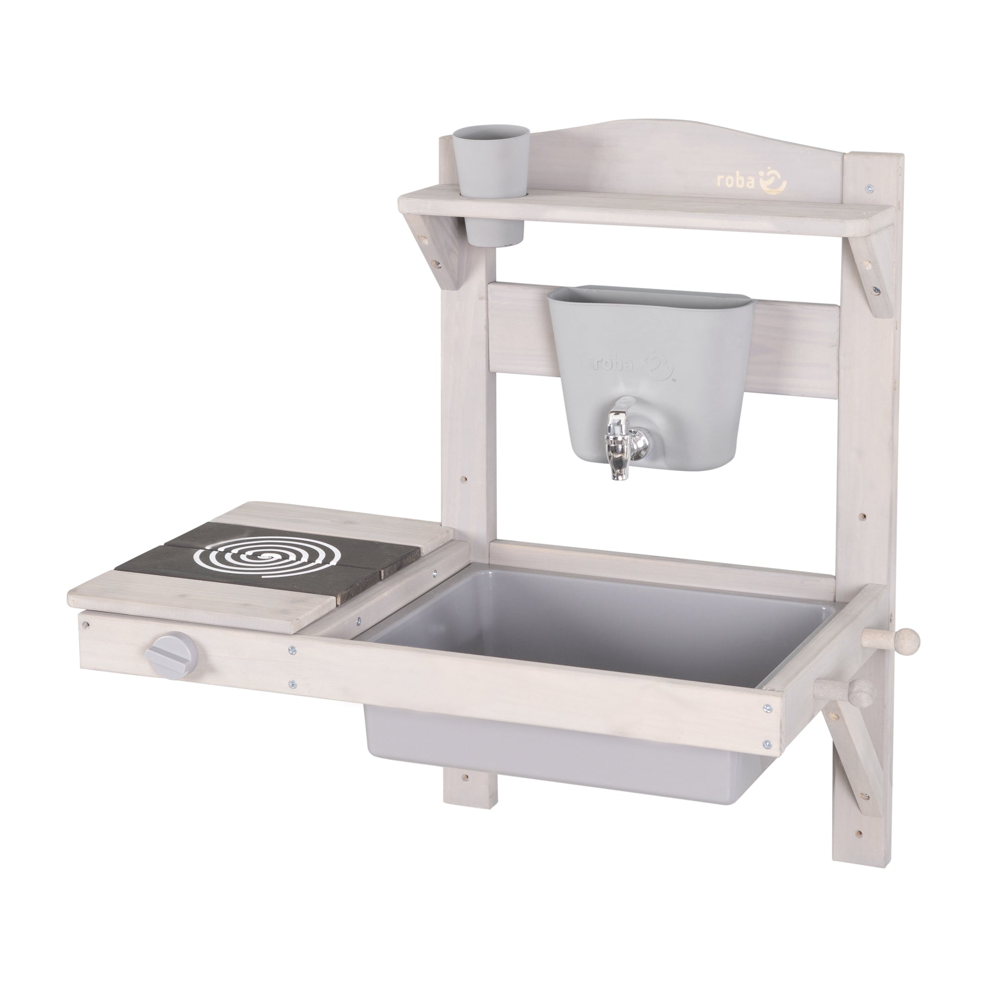 Roba 457001GAZU Spiel- Matschküche zum Hängen grau – Outdoor FSC - Produktbild 2