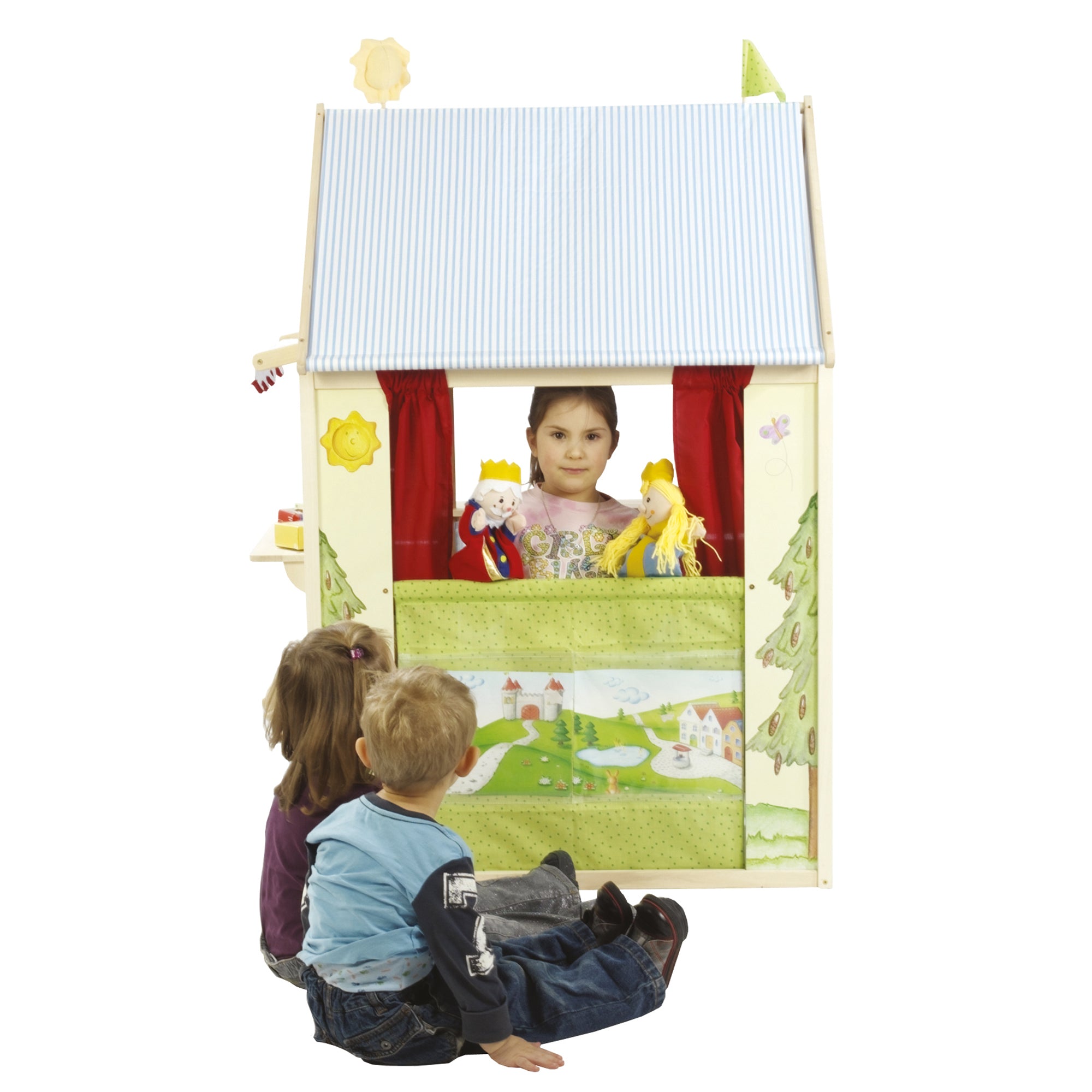 Roba 6962ZU Spielhaus mit Zubehör gelb – Rollenspiel - Produktbild 5