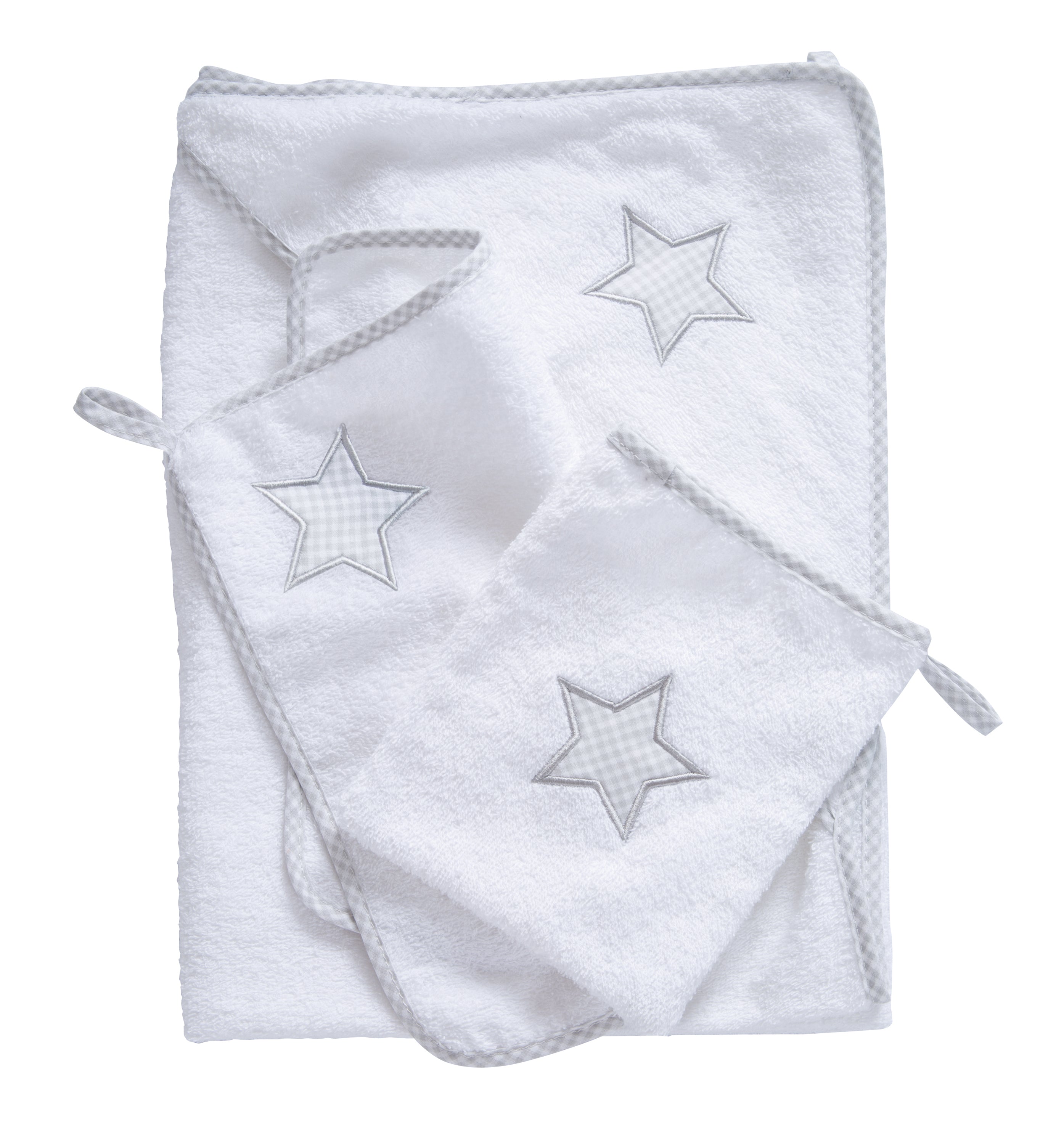 Roba 306102P190 3er Waschset Little Stars weiß – Heim Textilien - Produktbild 2