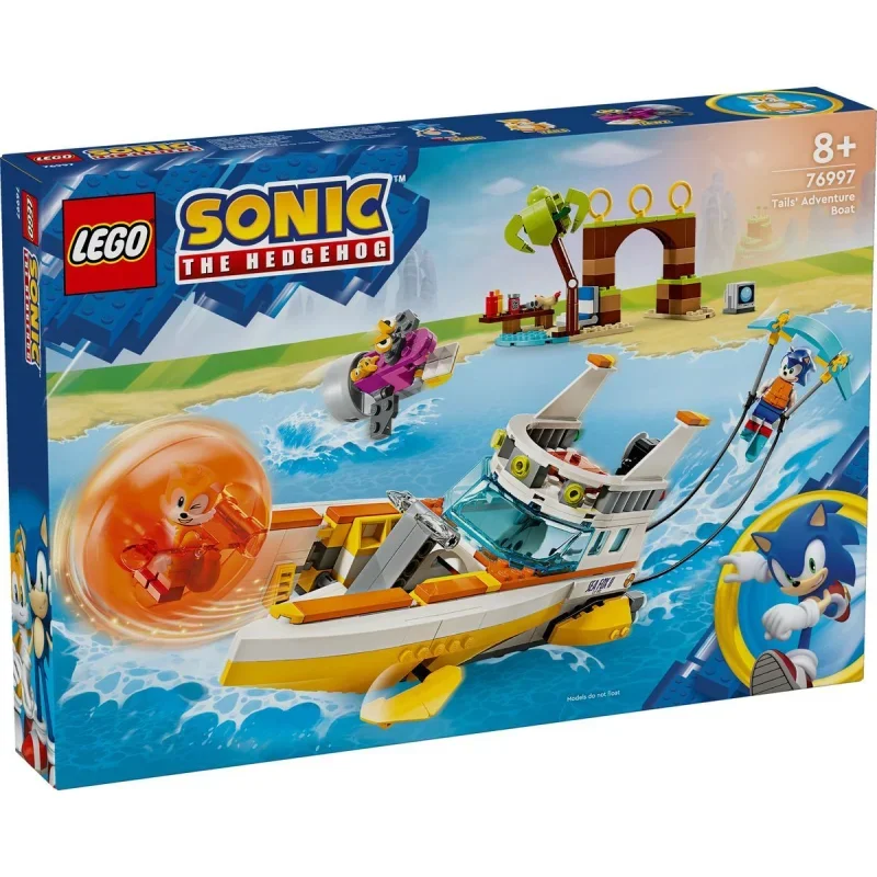 LEGO®, 76997, Sonic, the, Hedgehog, -, Tails’, Abenteuerboot
