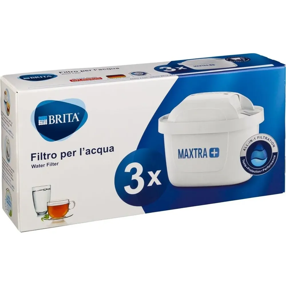 BRITA MAXTRA+ Filterkartuschen - 3 Stück, je bis 100 l, Wechsel alle 4 Wochen BRITA MAXTRA+ Filterkartuschen - 3 Stück, je bis 100 l, Wechsel alle 4 Wochen