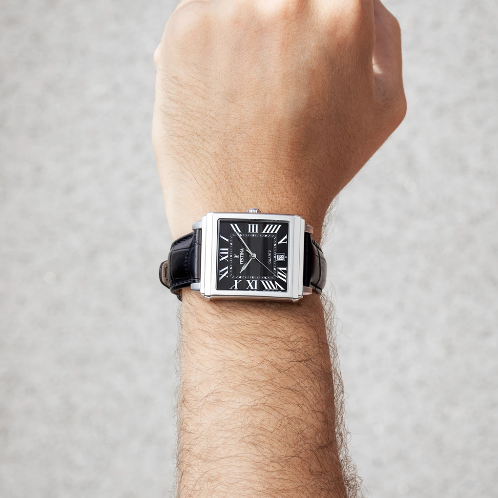 FESTINA On The Square F20681 3 – Elegante Armbanduhr mit rechteckigem Design
