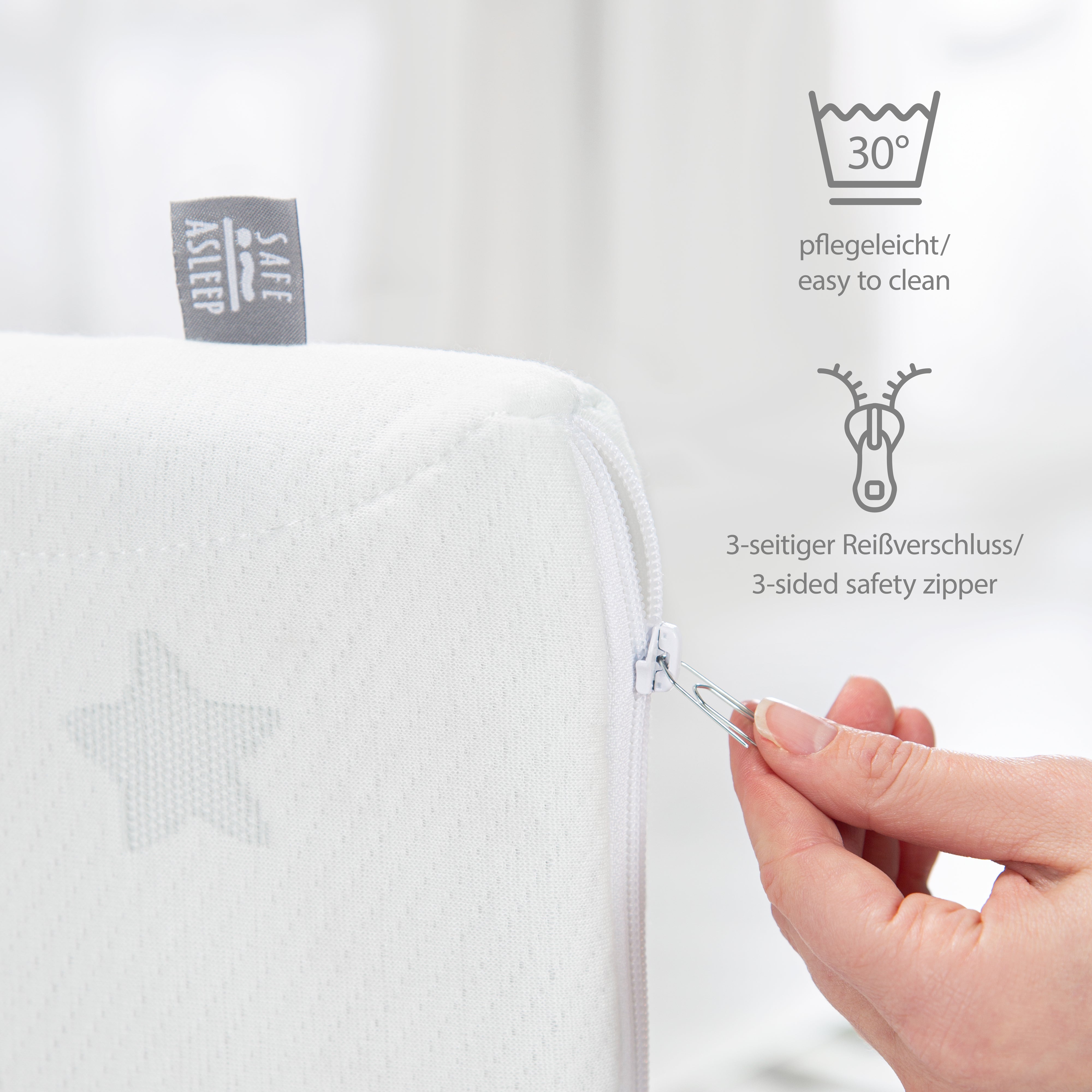 Roba 213091WE Matratze COMFORT AIR 60x120 cm weiß – Matratzen - Produktbild 7