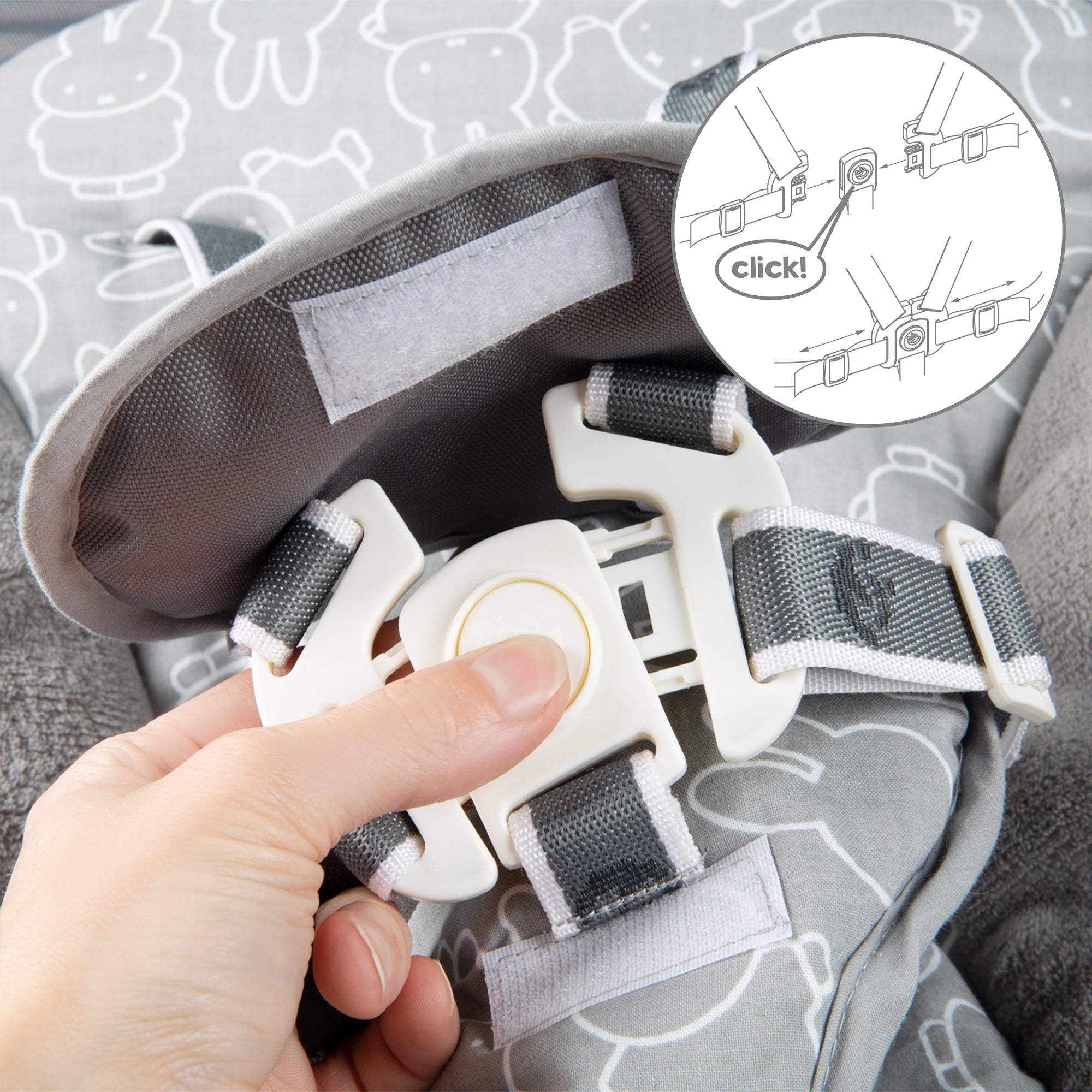 Roba 75063TPV210 Treppenhochstuhl, Set 2in1 Miffy taupe - Produktbild 10