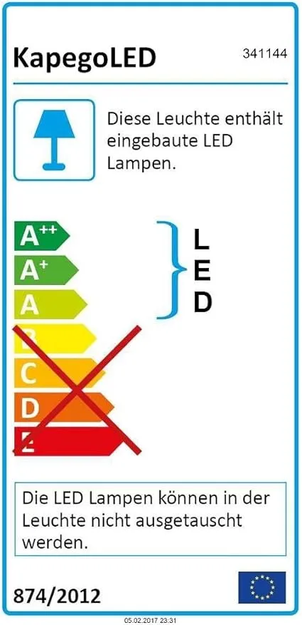 Deko Light Raze Touch Wandaufbauleuchte – LED Leselampe 3 W, Warmweiß, Touchsensor