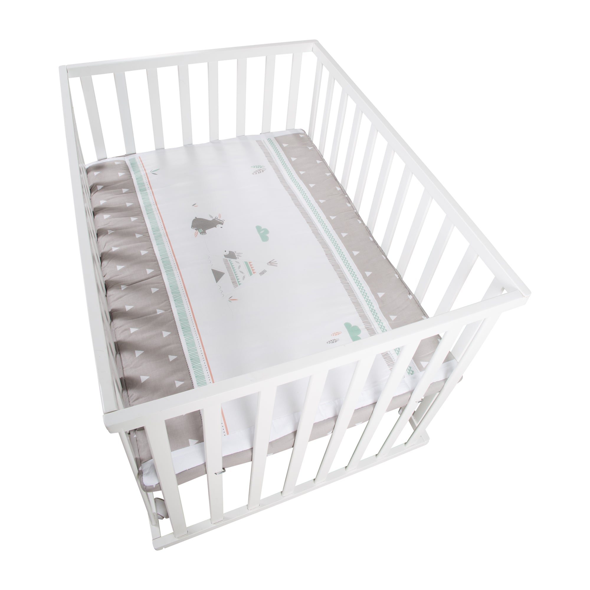 Roba 0241WES198A Laufgitter 100x75 cm Indibär weiß - Produktbild 7