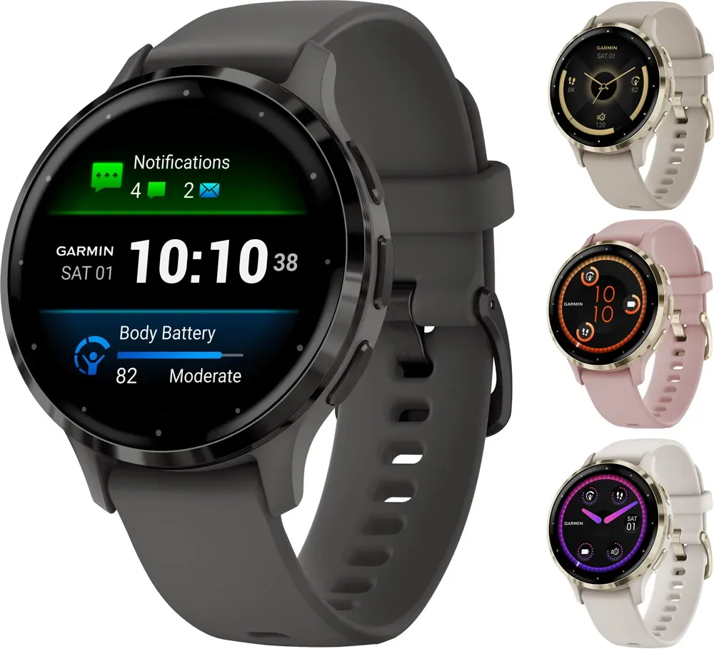 Garmin Venu® 3S - GPS Multisport Smartwatch Grau