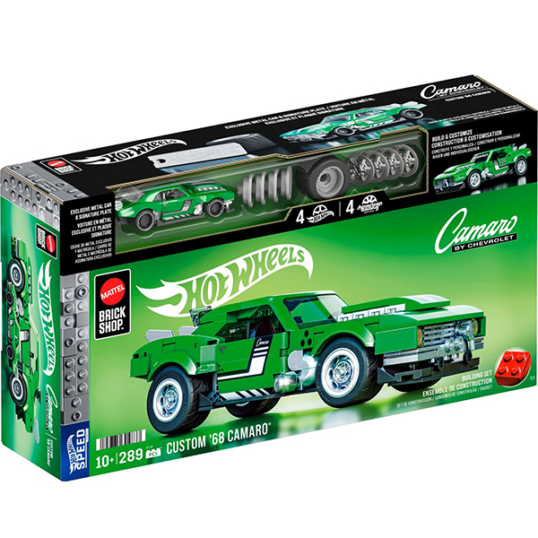 Hot Wheels Building SPEED SERIES CAMARO Maschine, Sprach, Rad, Auto, Leichtmetallfelge