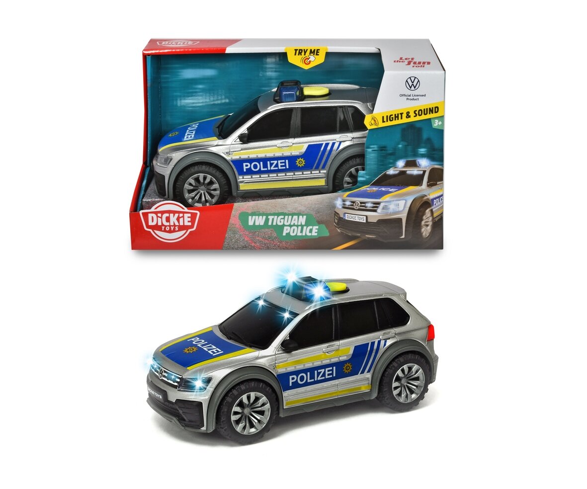 Dickie, Toys, VW, Tiguan, Police, 203714013, Auto, Transport, Fahrzeug, Auto, der, Polizei