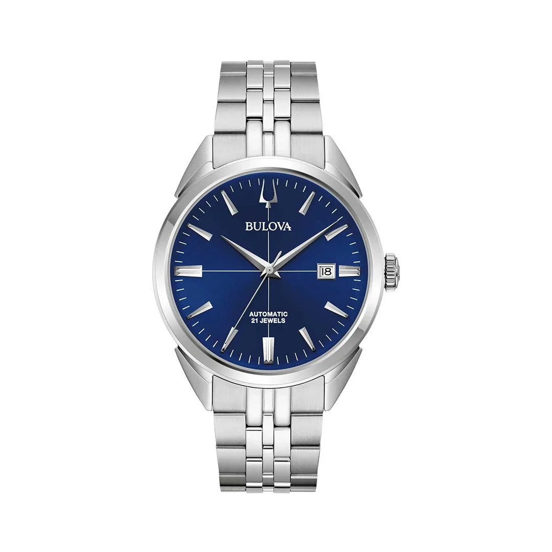 BULOVA_96B425_Uhr_Herren_Sutton_Auto_Silber_Blau
