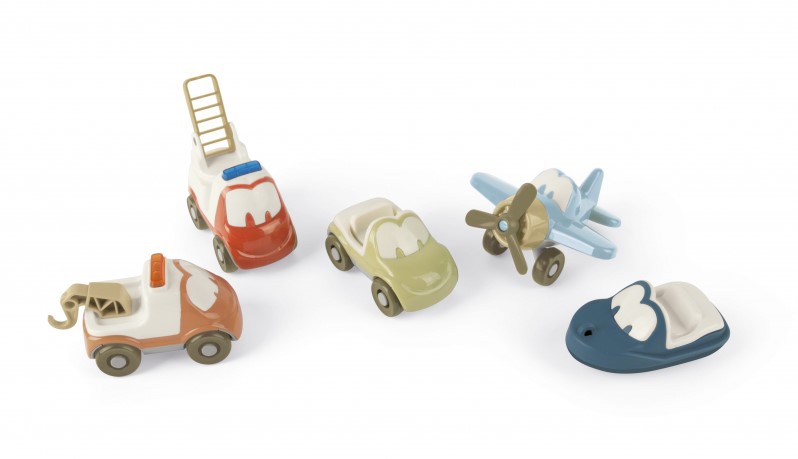 Dantoy, 5652, BIO, FuncarsFahrzeug-Set, aus, Bioplastik, in, Geschenkbox Dantoy 5652 BIO FuncarsFahrzeug-Set aus Bioplastik in Geschenkbox