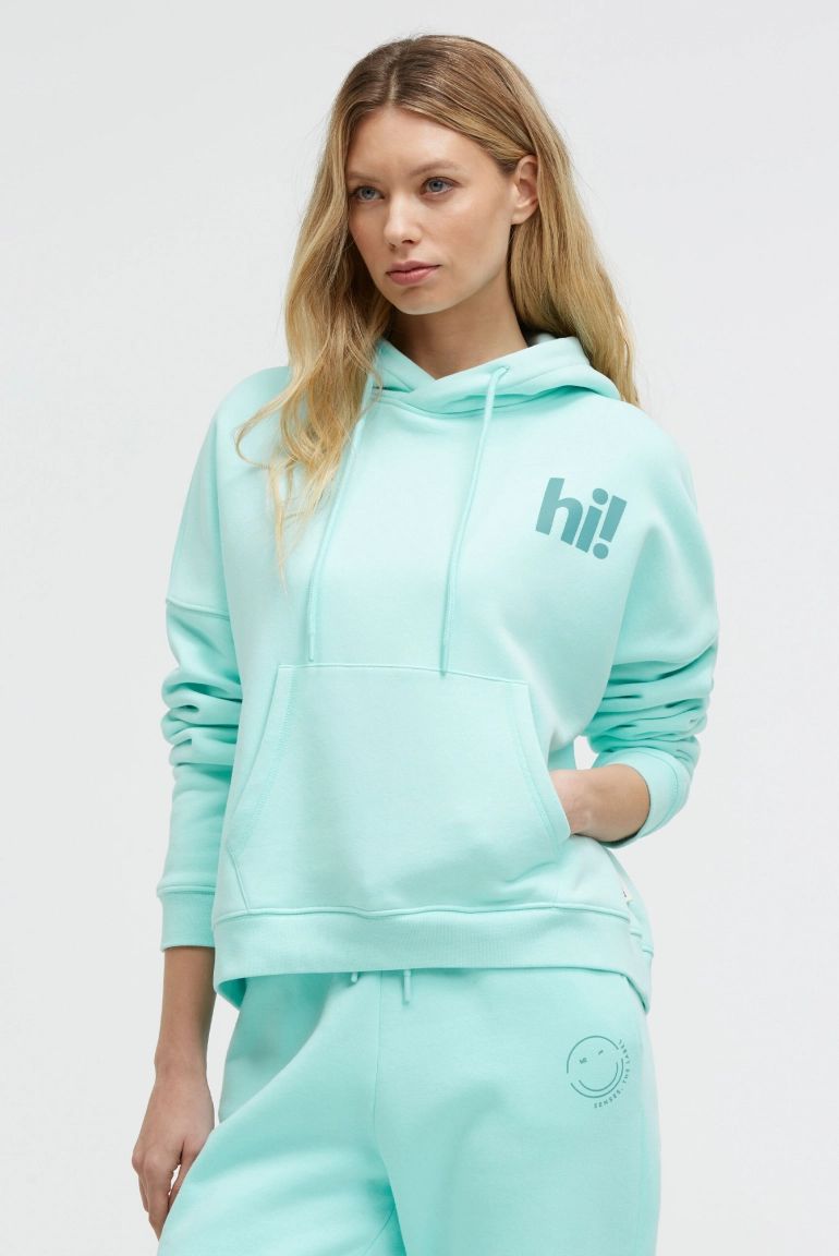 SENSES 2602365712 Hoodie SE: RENITY mit Print, Damen, Türkis