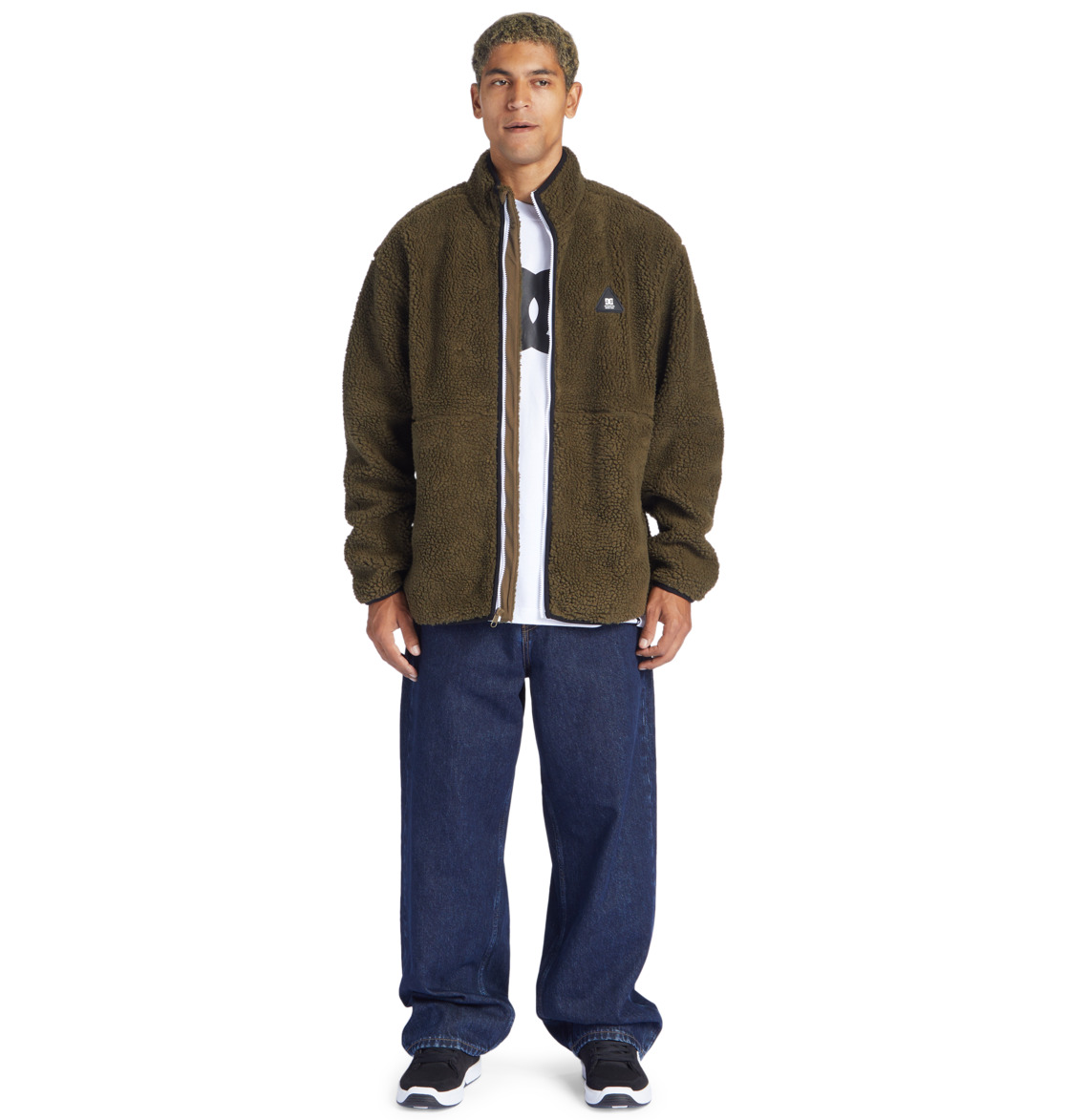 DC Amradical - Fleece mit Stehkragen und Reißverschluss für Männer