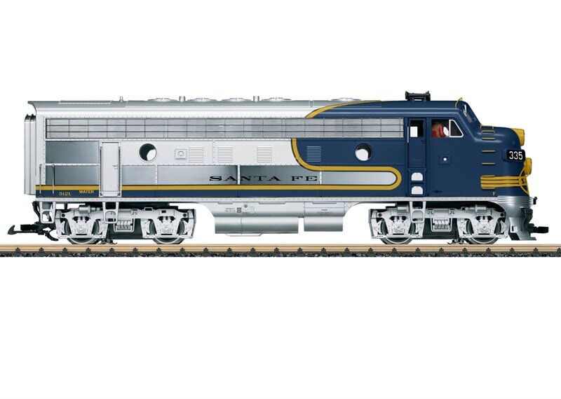 LGB L20585 Diesellokomotive Santa Fe F7 A LGB, L20585, Diesellokomotive, Santa, Fe, F7, A, Lokomotive, Eisenbahn, Zug, Fahrzeug, Person