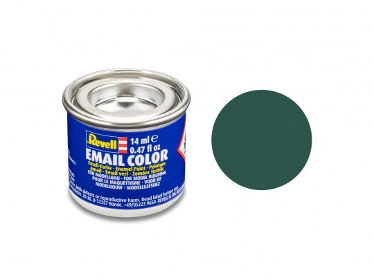 Revell_32148_seegrün,_matt_RAL_6028_14_ml-Dose_Revell_Modellbau-Farbe_auf_Kunstharzbasis, Zinn, Kann