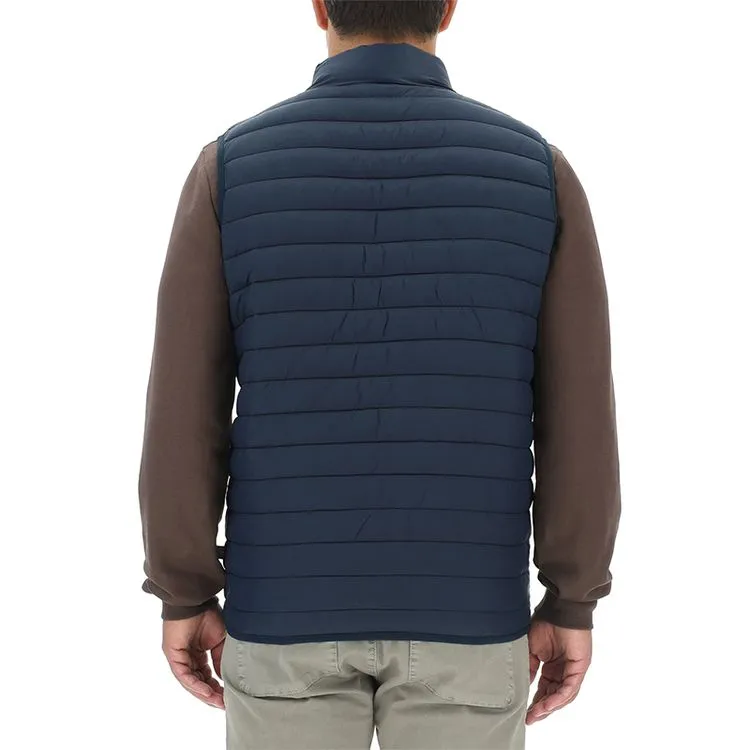 JEEP Herren Steppweste O103345BL - Blau mit Reißverschlusstaschen GR. XXL