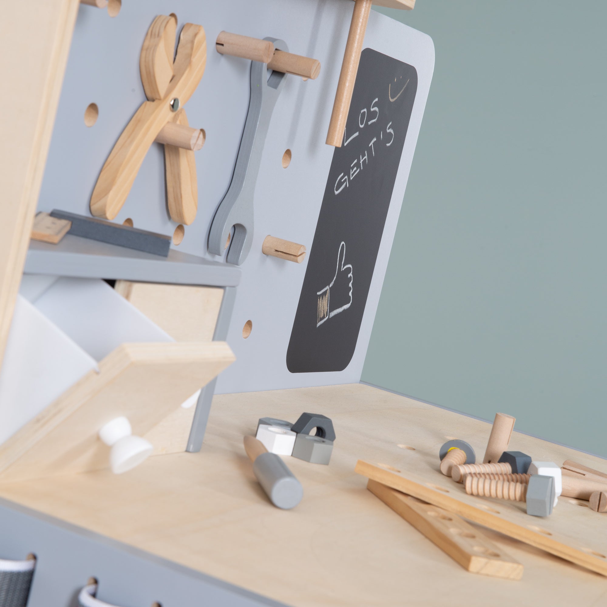 Roba 97211 Werkbank, höhenverstellbar natur lackiert – Rollenspiel - Produktbild 11