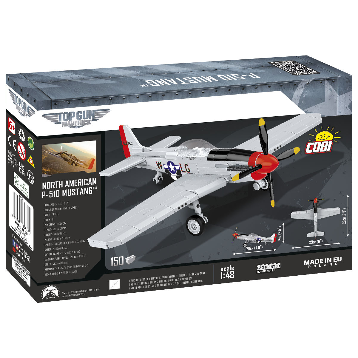 COBI 5847 - P-51D Mustang™ TOP GUN SCALE 1:48 - Bild 2