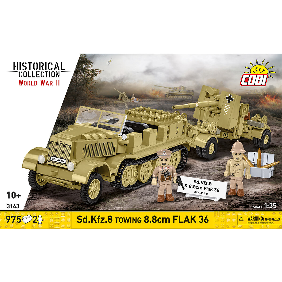 COBI 3143 - SD.KFZ.8 UND 8.8 CM FLAK 36 - Bild 3