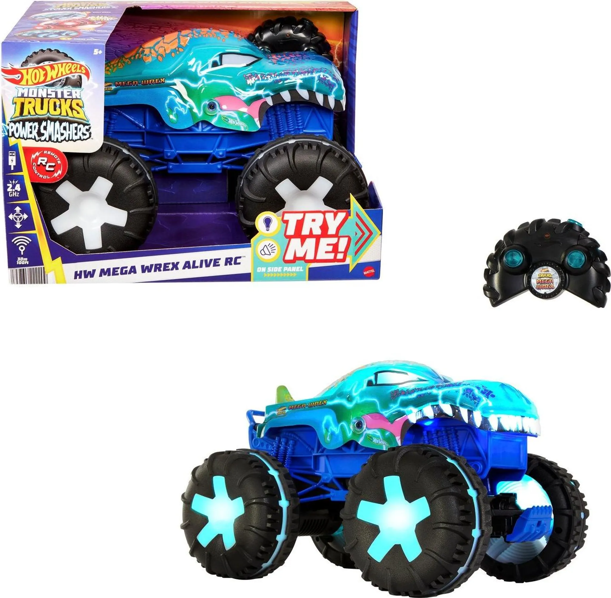 Hot Wheels Monster Trucks R/C 1:15 Mega Wrex International