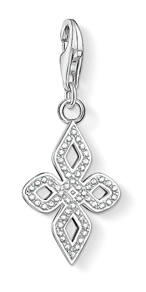 Thomas, Sabo, Anhänger, Charm-Club, Schwarzer, Love, Knot, Kl., 1563-051-14, Zubehor, Ohrring, Schmuck, Anhänger, Diamant