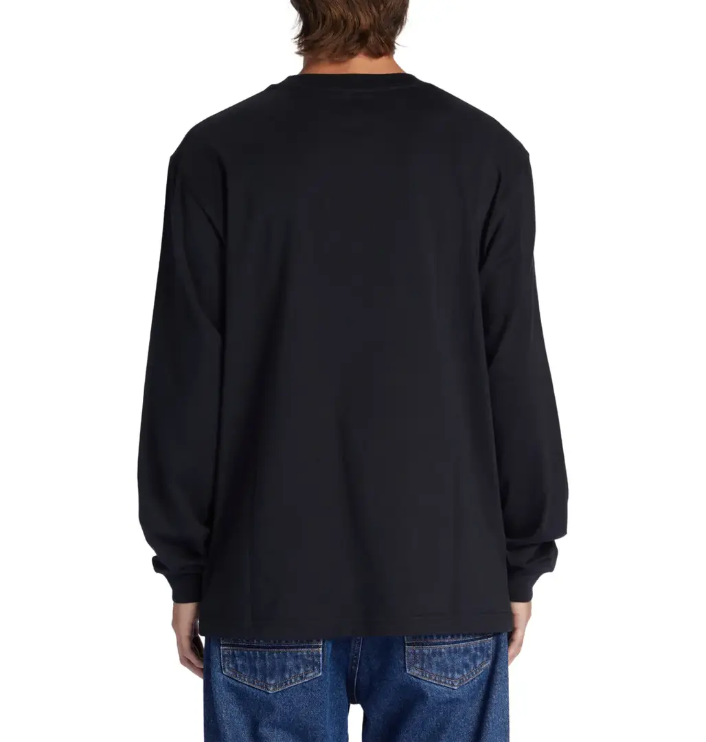 DC Square Star - Longsleeve für Männer Schwarz GR. L