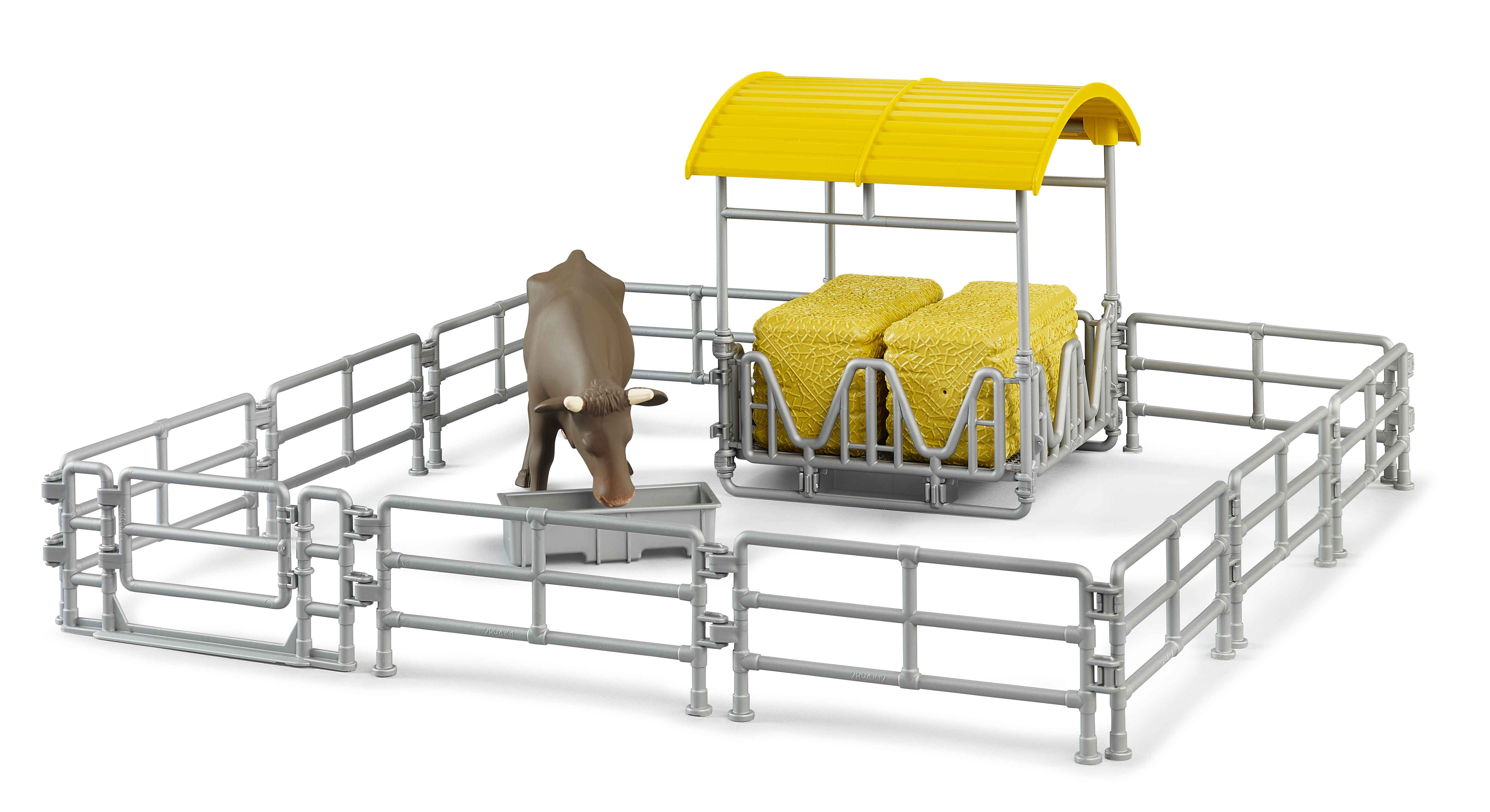 BRUDER 62612 - Zubehör: Heuraufe mit Zäunen und Trog - Bild 2