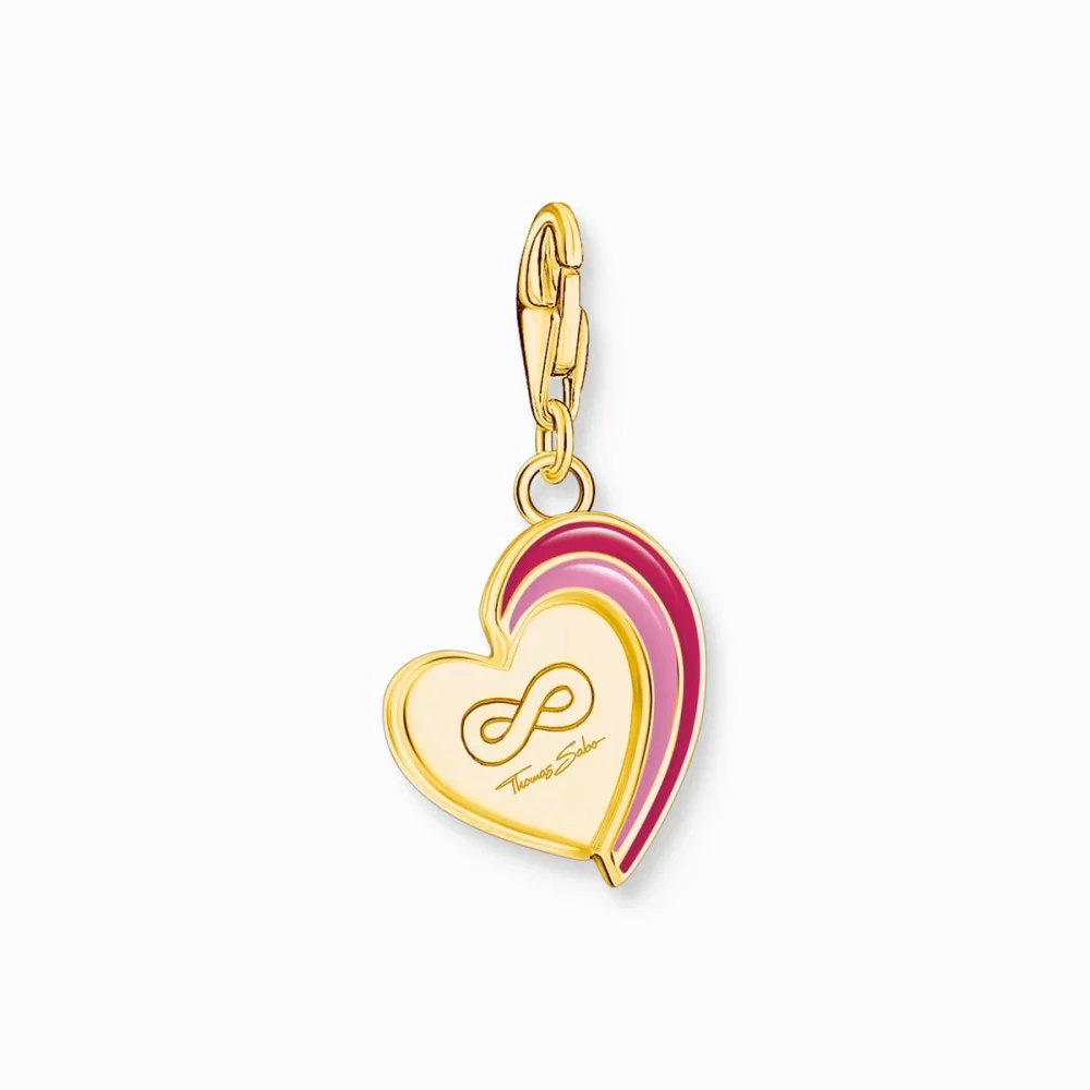 Thomas Sabo Anhänger Charm-Club Best Friends Herz Gold 2117-427-10 Thomas Sabo Anhänger Charm-Club Best Friends Herz Gold 2117-427-10
