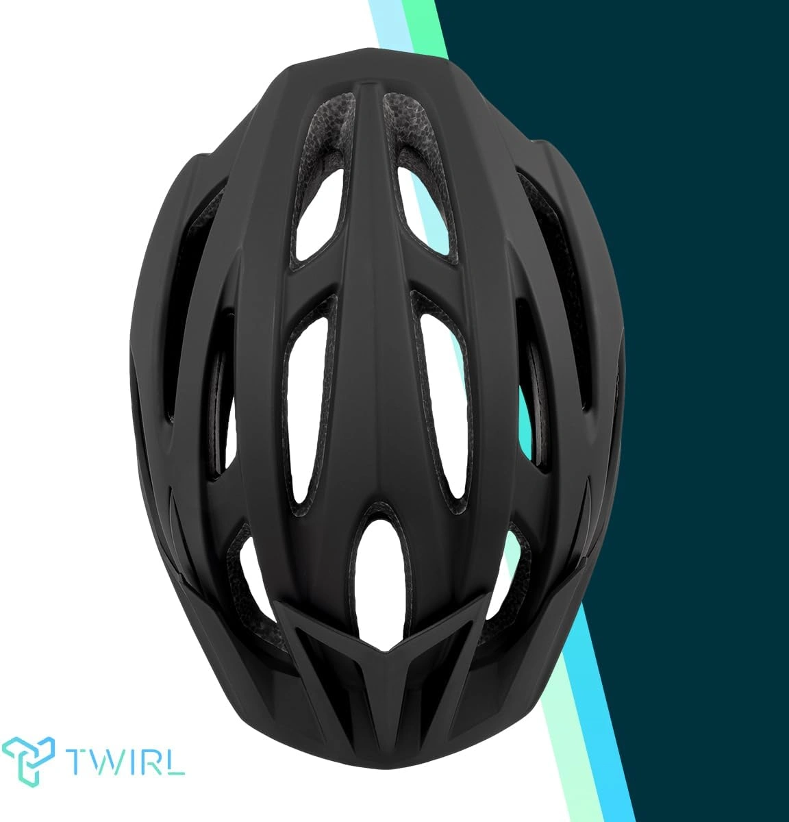 TWIRL 730473 – Fahrradhelm Gravel One 58–62 cm Schwarz