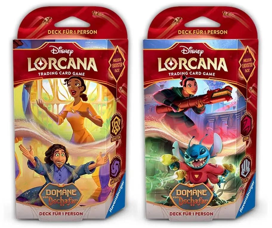 Disney Lorcana Trading Card Game: Set 8 - Display mit 8 Starter Decks (Deutsch)