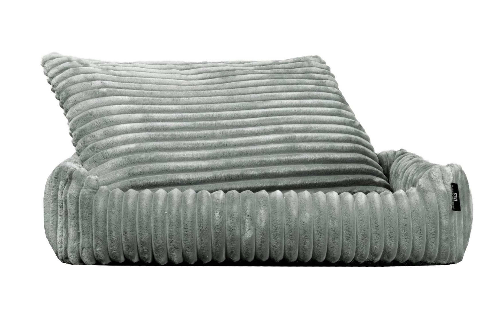 Rohrschneider RS 22339 Kuschelsofa Cordstoff Deluxe – Sofa mit herausnehmbarem Liegekissen