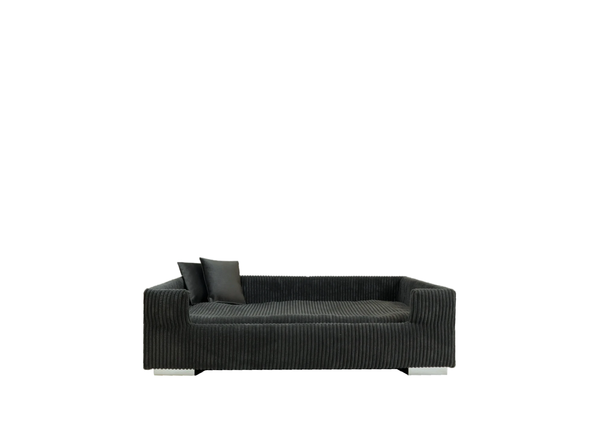 Rohrschneider RS 22340 Hundesofa gepolstert Cord – Sofa mit Wendekissen