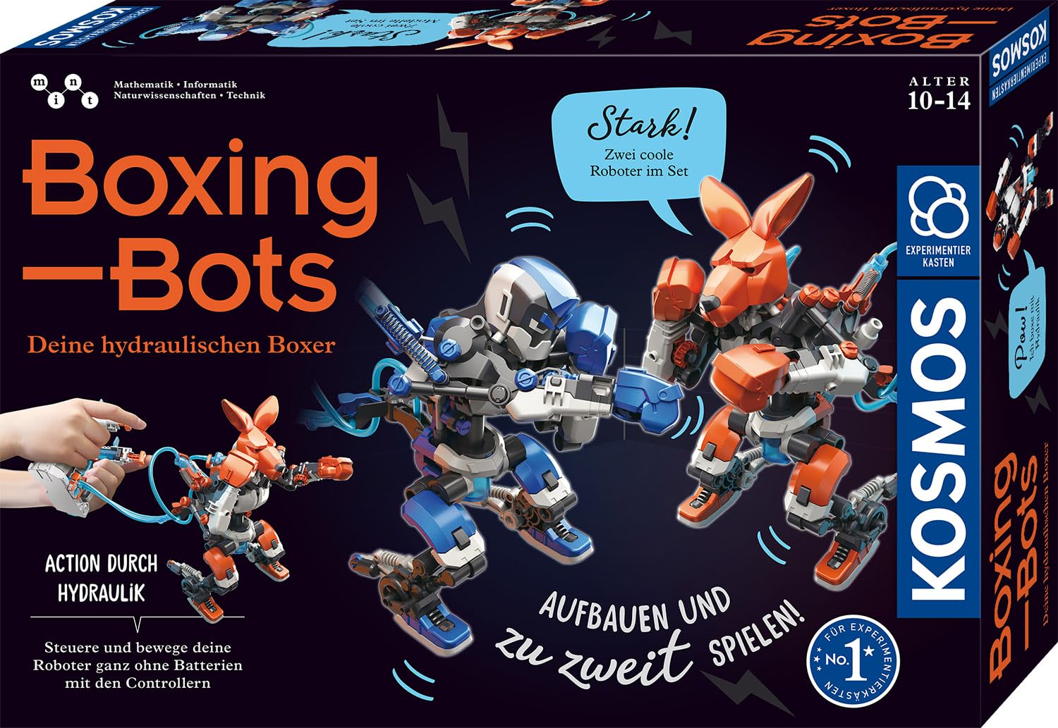 Kosmos Boxing Bots Hydraulik-Boxer Als Experimentierset Für Kinder Ab 10 Jahren 621162 Kosmos, Boxing, Bots, Hydraulik-Boxer, Als, Experimentierset, Für, Kinder, Ab, 10, Jahren, 621162, Roboter, Plakat