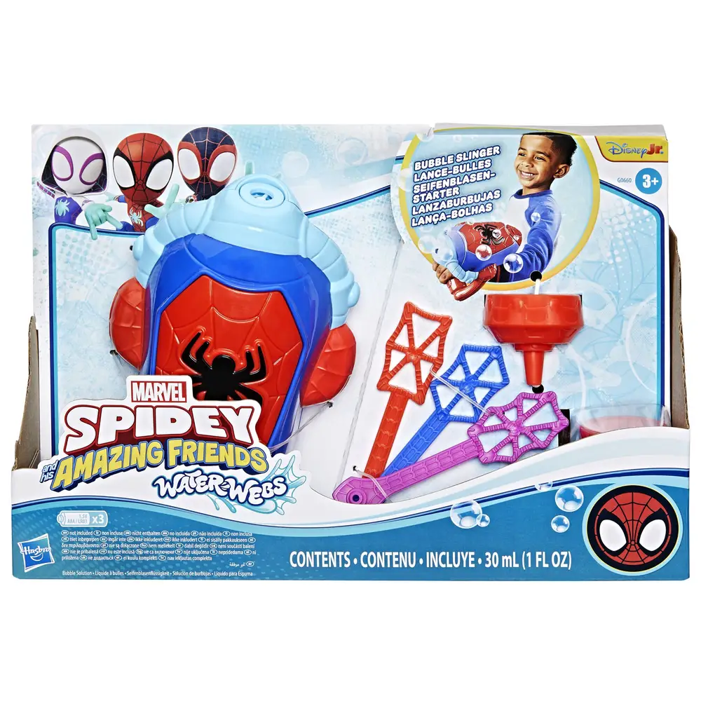 MARVEL Spidey Water-Webs Seifenblasen-Starter