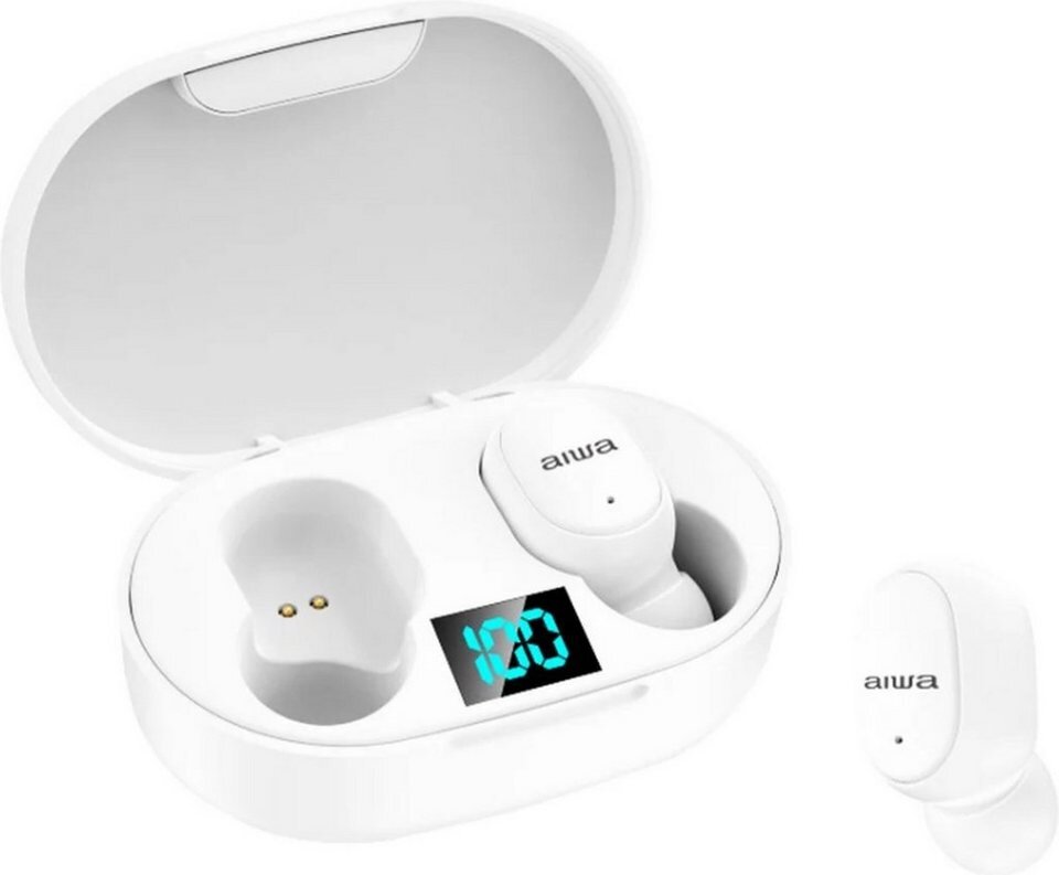 Aiwa_AT-X80J_TWS_Earphone_Weiss, Computerausrüstung, Elektronik, Hardware, Überwachen, Bildschirm