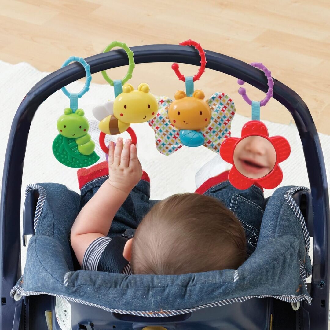 VTech Musik-Spieldecke mit Spielbogen, abnehmbaren Tieren, Klaviertasten, 6 gesungenen Liedern, 20 Melodien, kindersicherem Batteriefach und Abschaltautomatik, ab 0 Monaten, Person