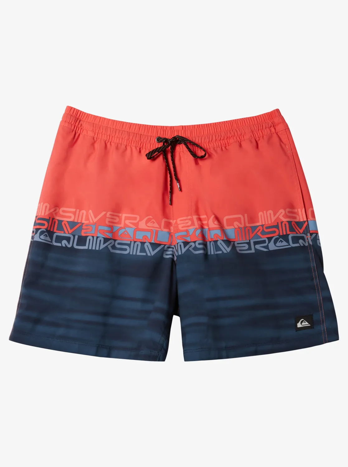 Quiksilver, Everyday, Wordblock, Schwimmshorts, für, Jungen, 8-16, Rot