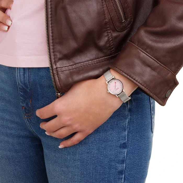 Mondaine evo2 316L Stainless steel Rot MSE.26130.SM