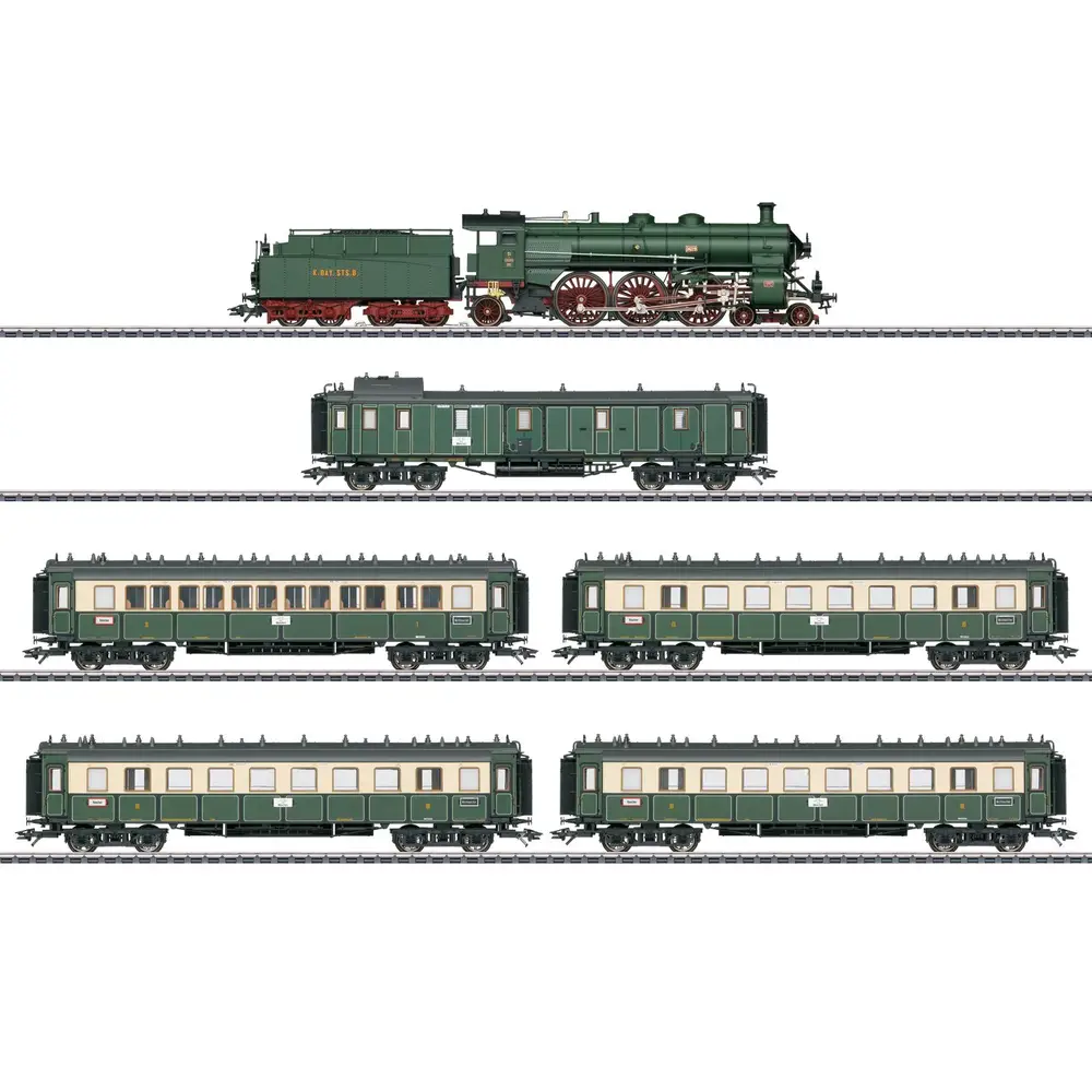 Märklin 26360 H0 Schnellzug-Set bayr.m.S 3/6 Märklin, 26360, H0, Schnellzug-Set, bayr.m.S, 3/6