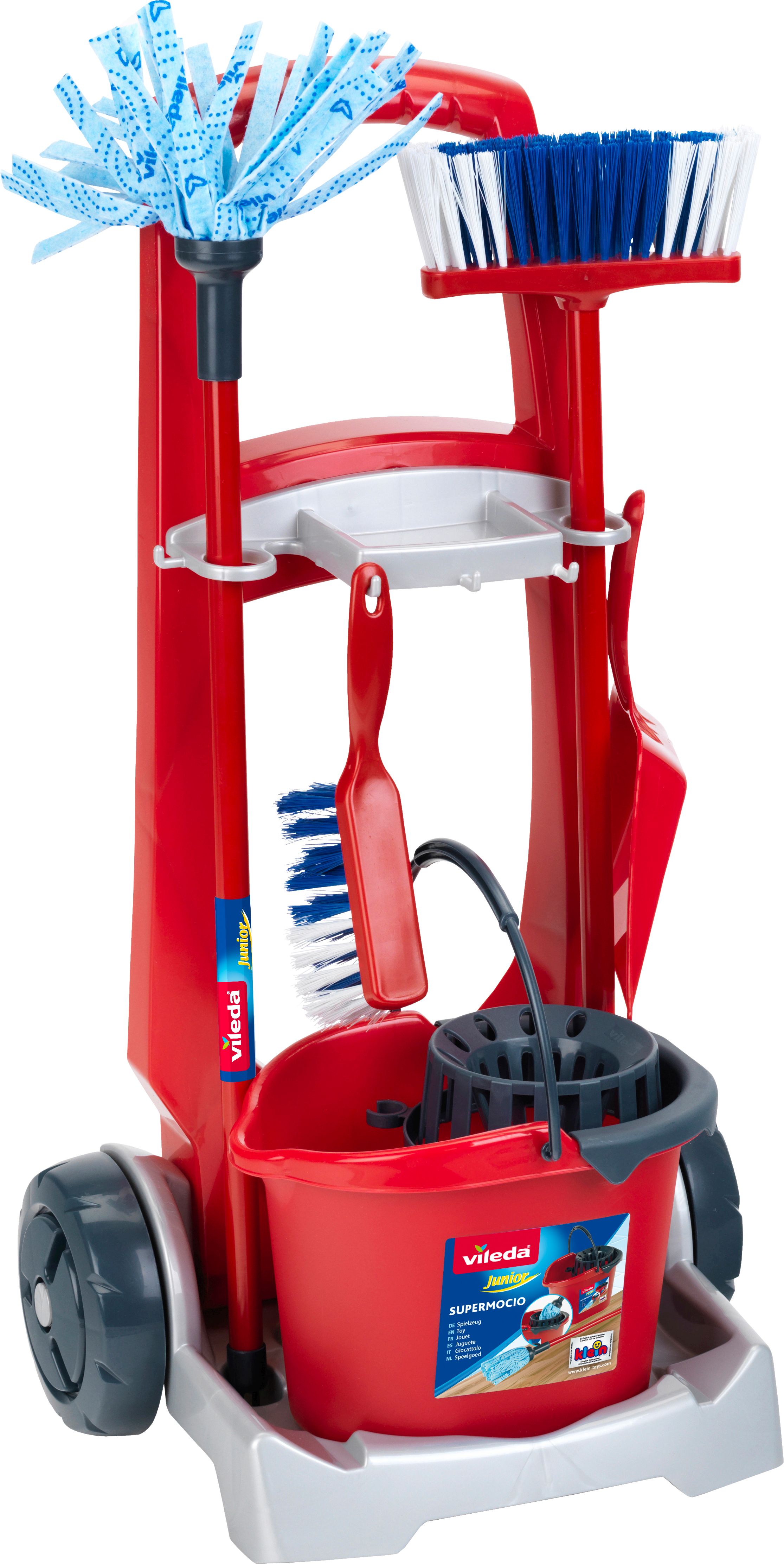 Theo Klein VILEDA Kinder-Besenwagen Theo, Klein, VILEDA, Kinder-Besenwagen, Pinsel, Gerät, Werkzeug