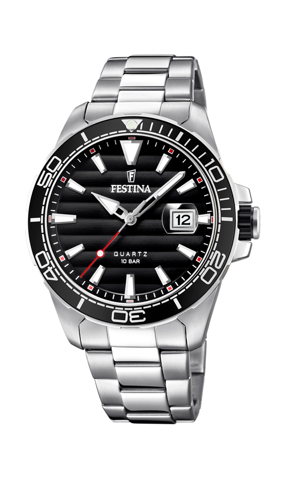 FESTINA HERREN UHR PRESTIGE F20360/2 EDELSTAHL ARMBAND