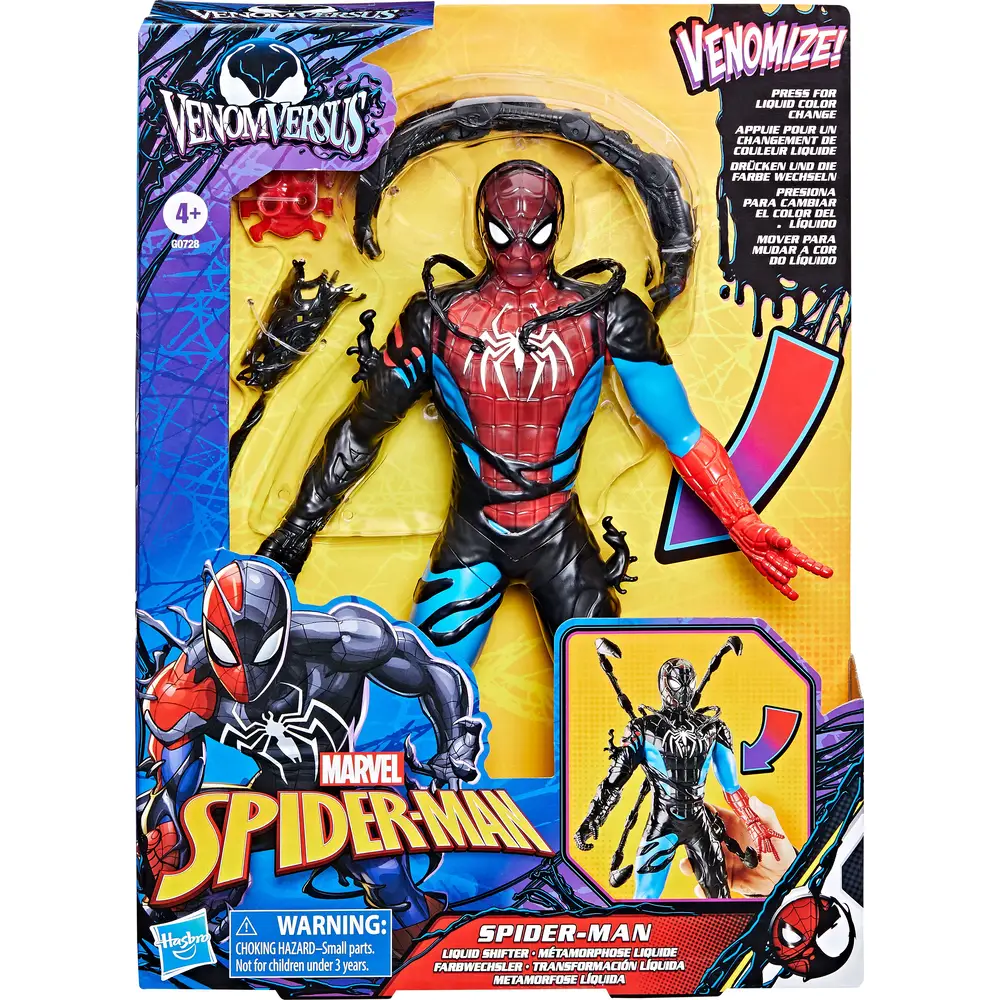 MARVEL Spiderman Venomversus Liquid Shifter Figure MARVEL Spiderman Venomversus Liquid Shifter Figure