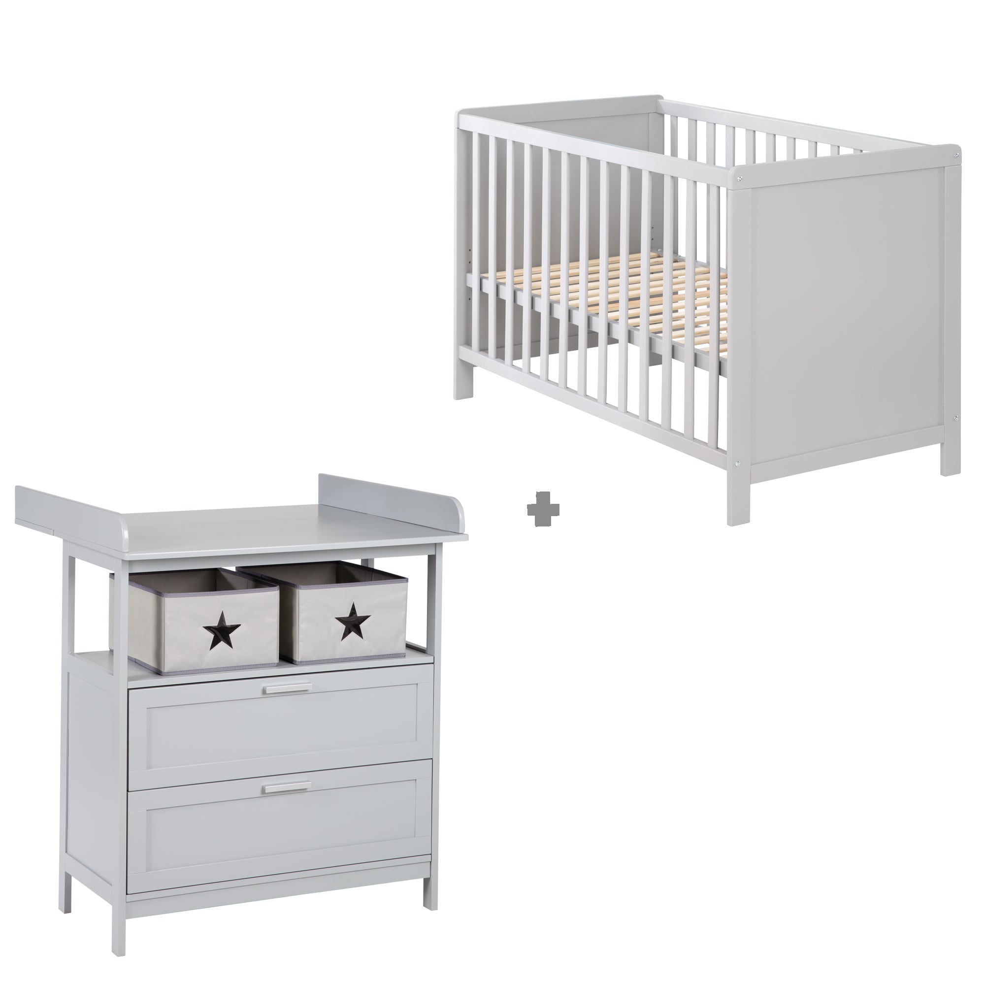 Roba 1018040 Kinderzimmerset Hamburg taupe – Kinderzimmer Set - taupe - Kinderzimmer Set - Produktbild 1