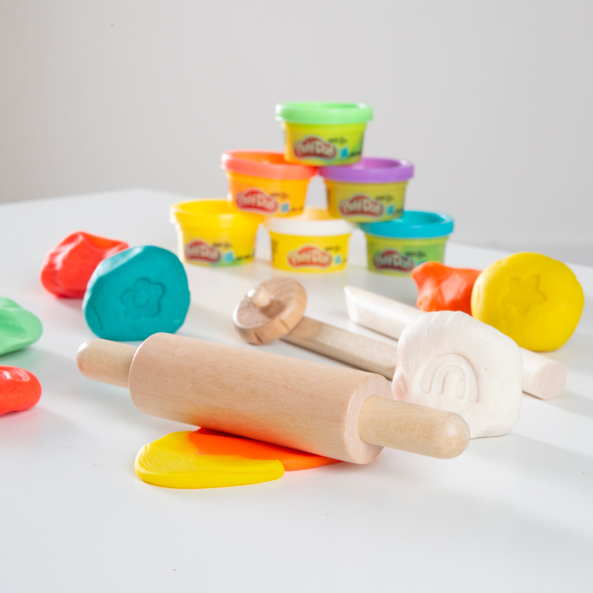 Roba 98156PD11 Spielset "roba x Play-Doh" PlayDoh bunt – Motorik & Lernen - Produktbild 2