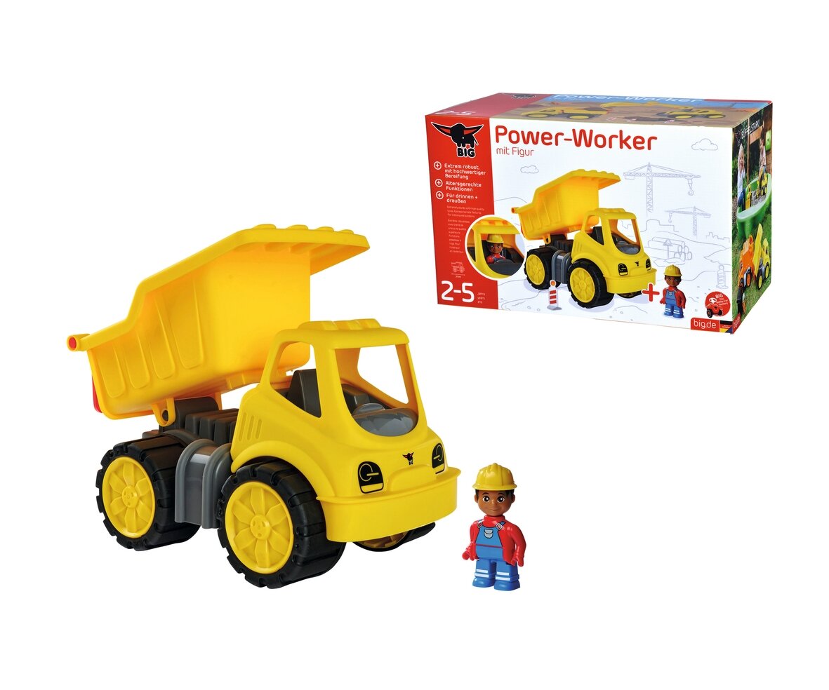 BIG Power Worker Midi Kipper 800054836 BIG, Power, Worker, Midi, Kipper, 800054836, Spielzeug, Person, Maschine, Rad