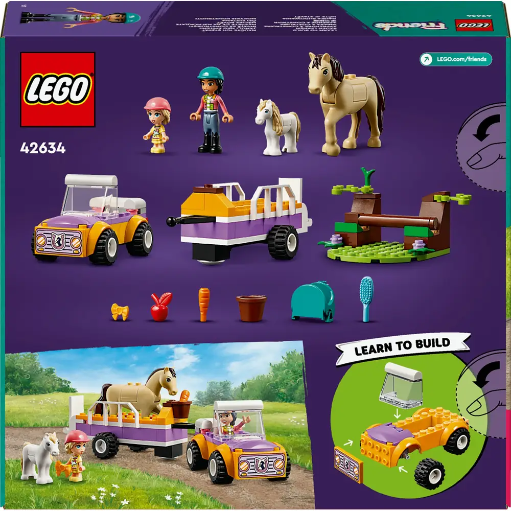 LEGO® Friends Pferde- Und Pony-Anhänger 42634 LEGO® Friends Pferde- Und Pony-Anhänger 42634
