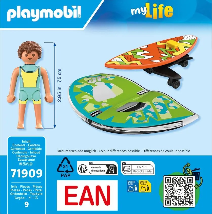PLAYMOBIL 71909 My Life: Wingsurfer