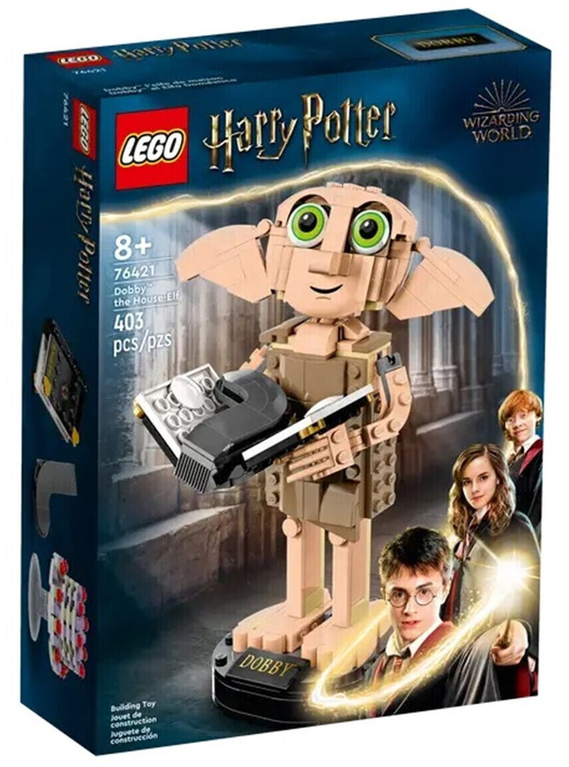 LEGO, 76421, Harry, Potter, Dobby, der, Hauself, Person, Roboter, Gesicht, Kopf