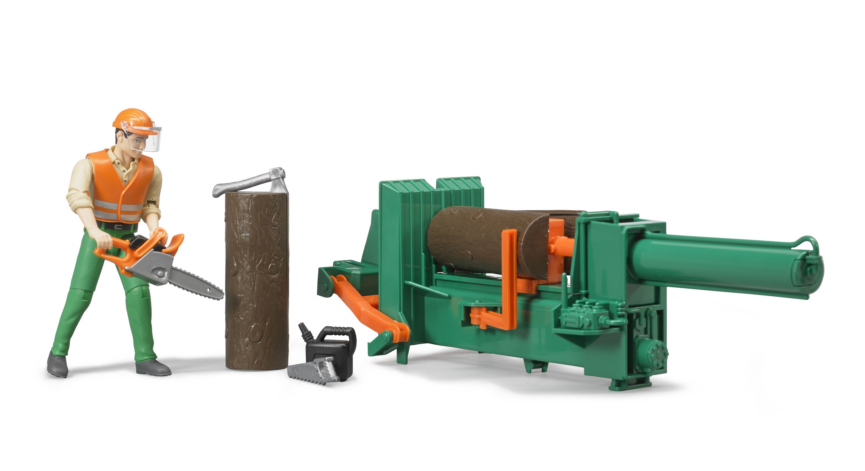 Bruder, 62650, Figurenset, Forstwirtschaft, Person, Arbeiter, Person, Arbeiter, Person, Arbeiter