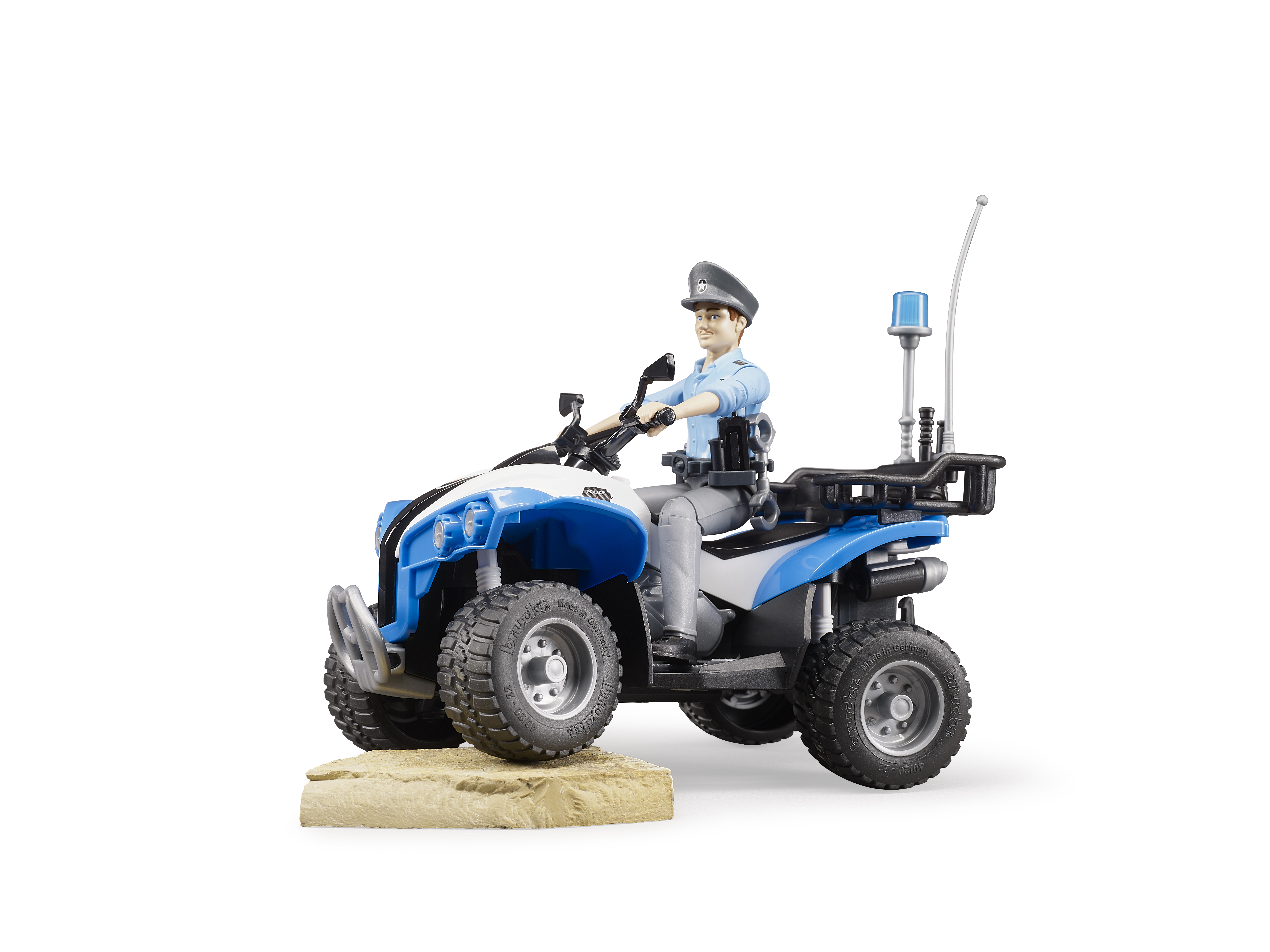 BRUDER 63010 - Polizei-Quad mit Polizist und Ausstattung - Bild 4
